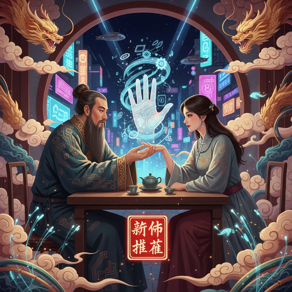算命師傅推薦 - 手相學